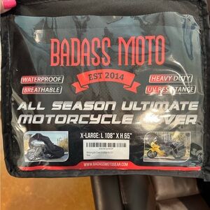 Black All Season Ultimate Motorcycle Cover